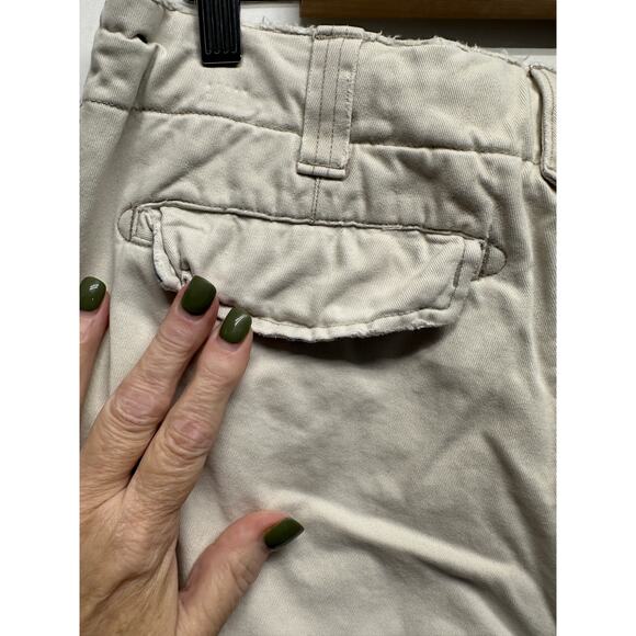 Abercrombie Kids Youth 16 Wide Leg Cotton Drawstring Pants Beige (Women 32) - Picture 8 of 11